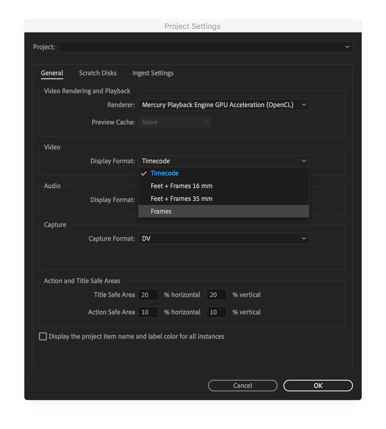 PR Project Settings - General - Video - Display Format.png